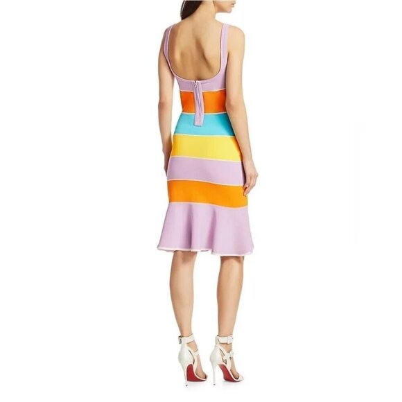Tanya Taylor Noreen Colorblock Dress large - Picture 16 of 16